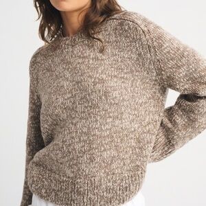 Abercrombie / The A&F Madeline Marled Crew Sweater / Sz m / like new nonsmoking